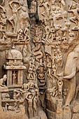 Mamallapuram - Tamil Nadu. The Arjuna's Penance.